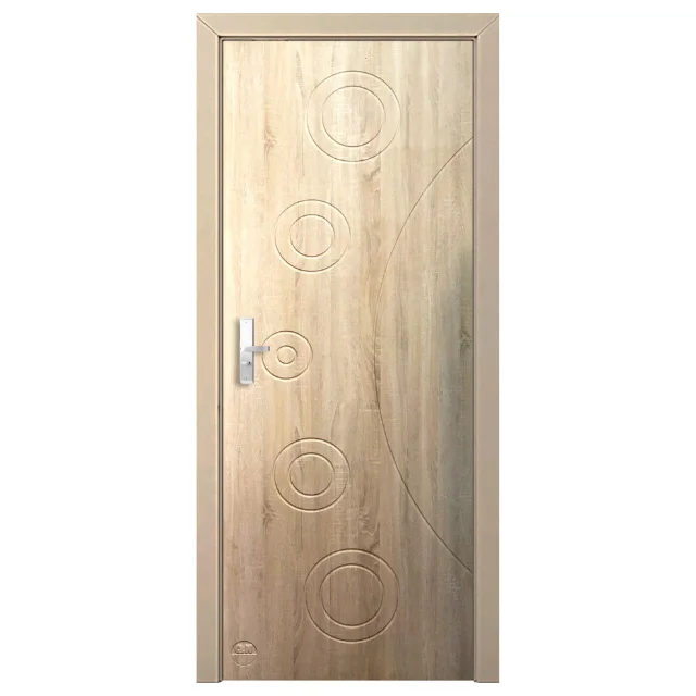Veneer MDF Door Frame Security Home Office Furniture Sliced Solid Bamboo Plywood Entry Exterior Metal Interior Doors Apartment