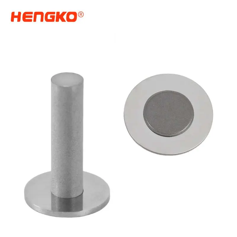 HENGKO Sintered Porous Metal 316L Stainless Steel VCR Gasket with Integrated Porous Filter