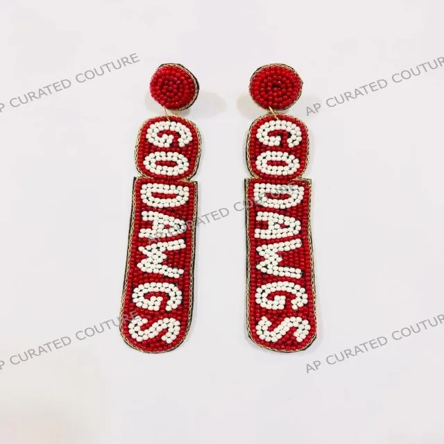 Indian Handwork Personalized Team Earring Hot Selling Collection Beaded Drop Dangle Statement Earrings