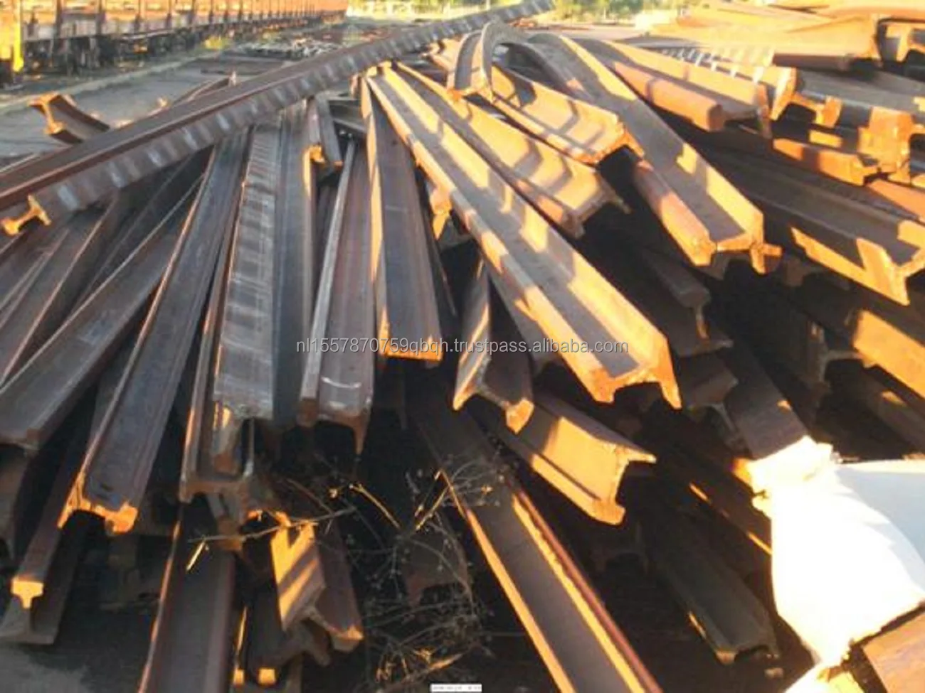 Scrap Steel NETHERLANDS Origin Cutting Used Rail R50 R65 Heavy Melting Used Rail Scrap R50 R65 Metal Scrap Ferrous HMS