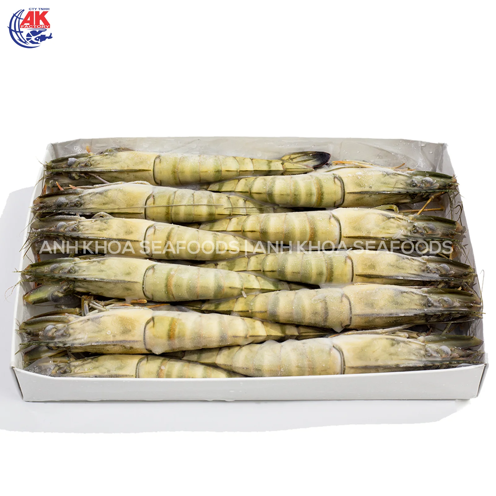 Best Price Seafood Supplier BT/HOSO Fresh Black Tiger Shrimp Head On Shell On With Custom Weight Order Origin From Vietnam
