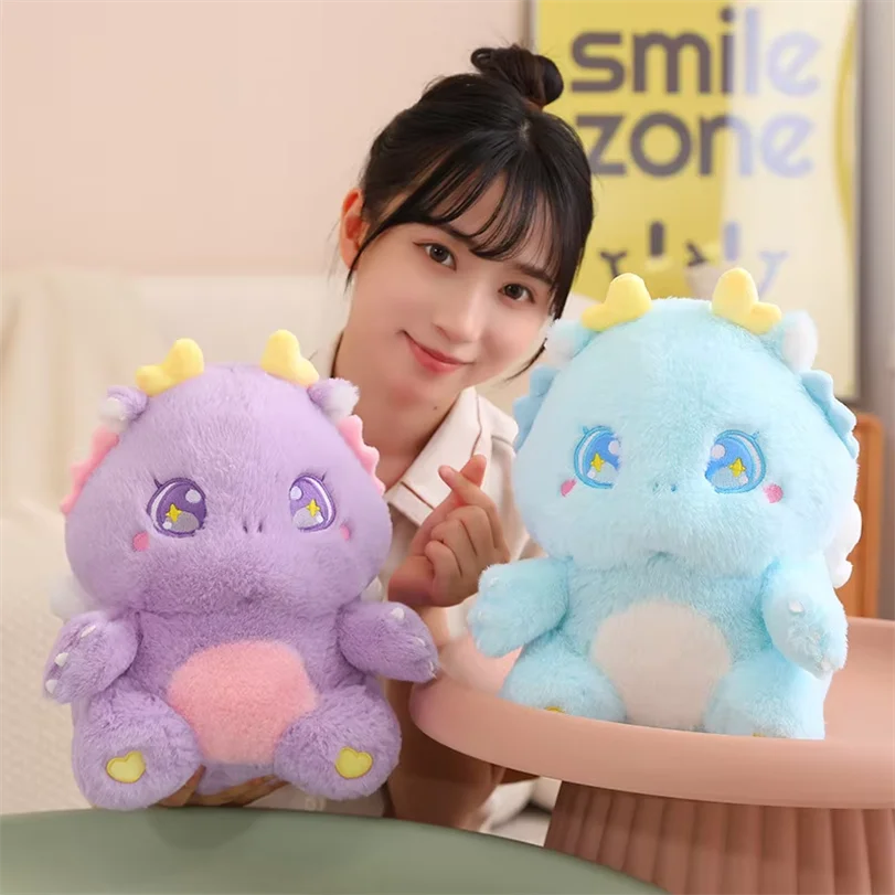 Cartoon Little Dragon 30CM Plush Doll Girl Cute Birthday Gift Zodiac Dragon Gift Doll