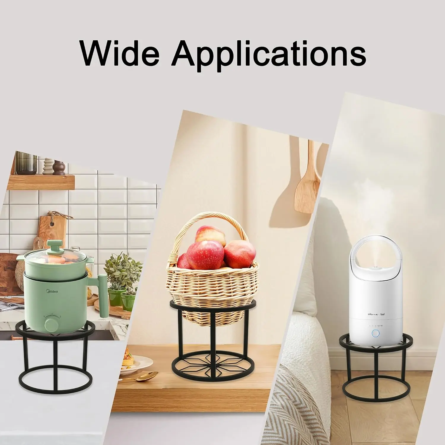 Metal Plant Stands for Indoor Outdoor Flower Pot Holders for Multiple Plant  Heavy Duty Round Supports Plant Pot Stool Stand