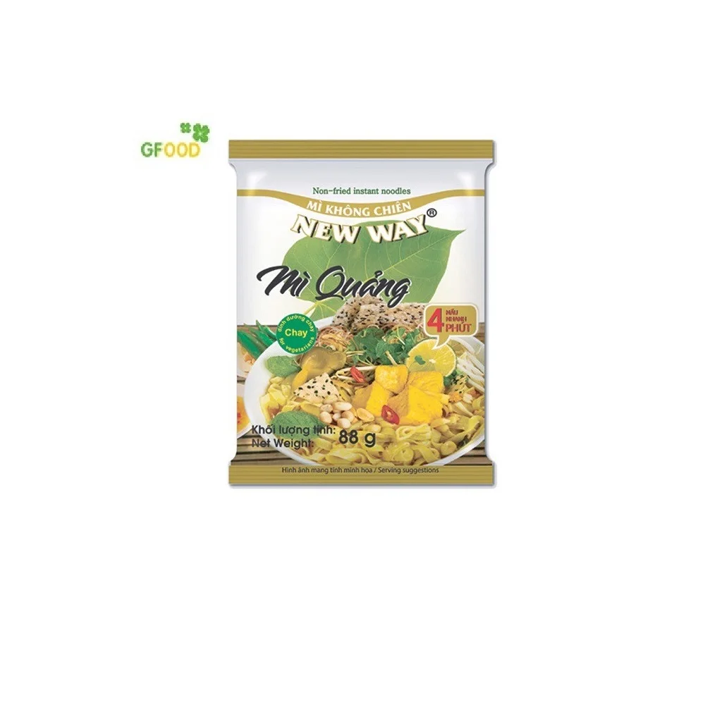 Viet Nam Hot Selling ISO 22000 - 2018 Vegetarian Quang noodles for the main meal 88g single bag wholesales High-quality