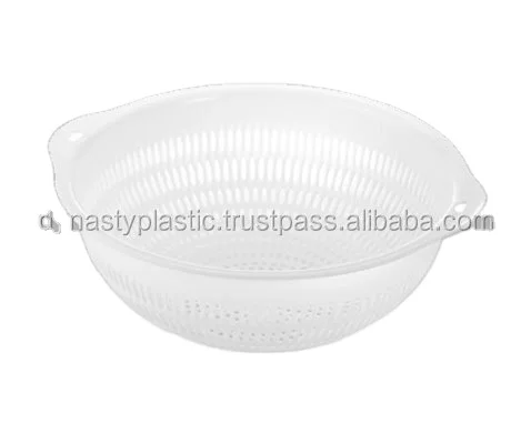 2023 Hot Selling Small DC Home Kitchen Gadgets Plastic Collander Draining Basket Strainer Silicone Kitchen Steamer (190 X 173 X