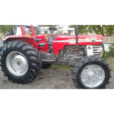 Massey Ferguson tractor wholesale loaded in container MF 290 385 240 135 165 188 Tractors fairly used red colour high efficiency