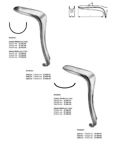 high quality low price Stainless Steel Kristelle Vaginal Speculum medical supplies surgical instruments