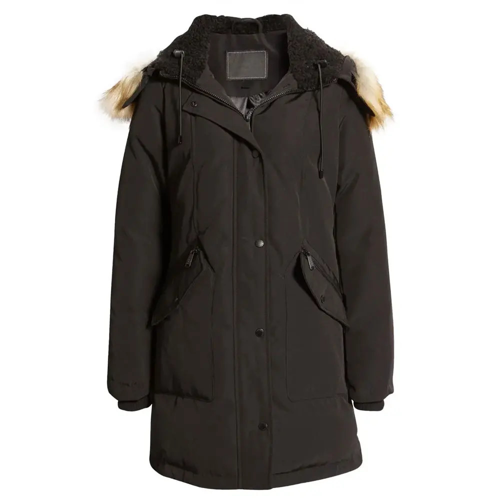 Горячая Распродажа теплое зимнее пальто с подкладкой женское многофункциональное длинное в однотонном цвете оптовая продажа высокое качество для женщин