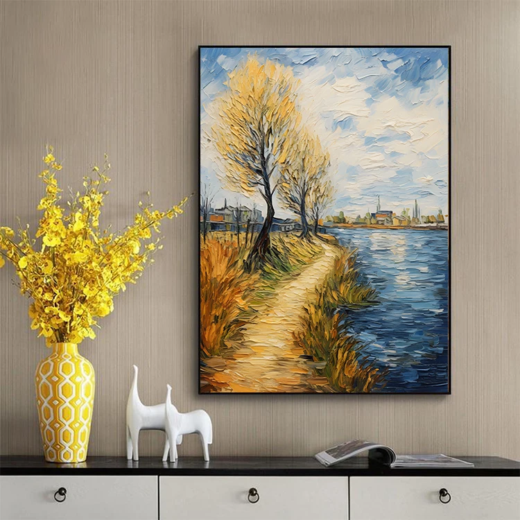 Home Decoration Factory Direct Sale Abstract Oil Painting Wall Art Drawing for Living room