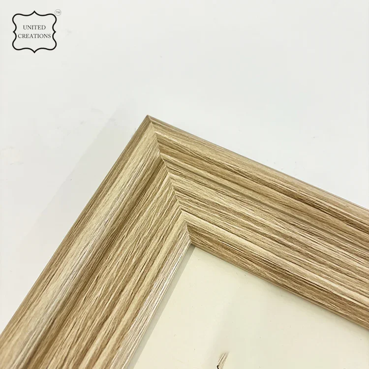 Customized multi size MDF gold square photo frame Wooden Photo Frame