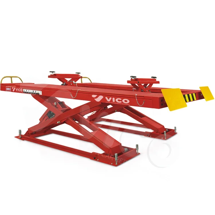 4T DUAL TROLLEY IN-GROUND PULLEY SCISSOR LIFT