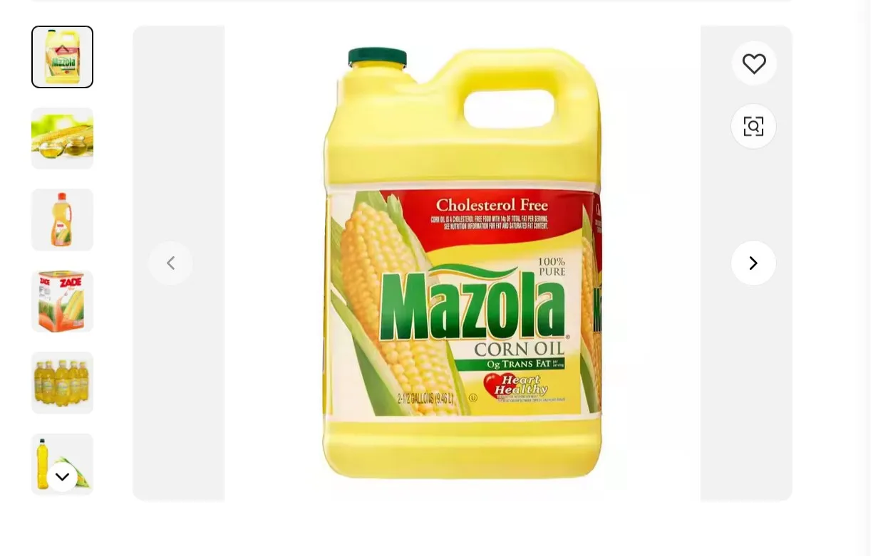 Pure 100% Refined Corn Oil for used cooking oil corn oil Read for selling