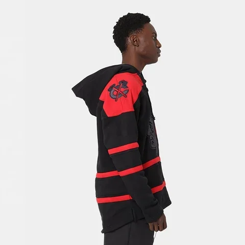 High Quality Custom Men Ice Hockey Hoodies Embroidered Logo Lace Up Latest Design Men Sportswear Hoodies Made In Pakistan