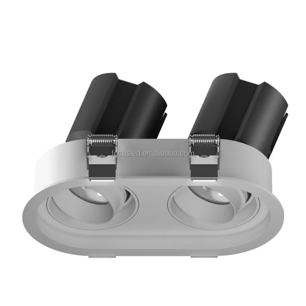 New Product Aluminum round Embedded COB Spotlight Lamp 7W 20W 35W Led Ceiling Downlight