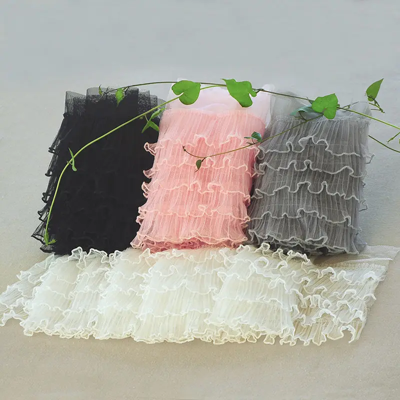 New design mesh pleated lace lolita princess dress