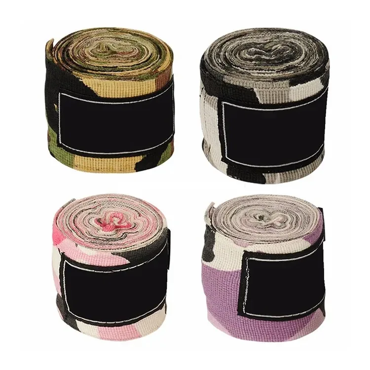 Professional High Quality Customized Logo Printing Light Weight Boxing Gym Wear Hand Wraps For Adults