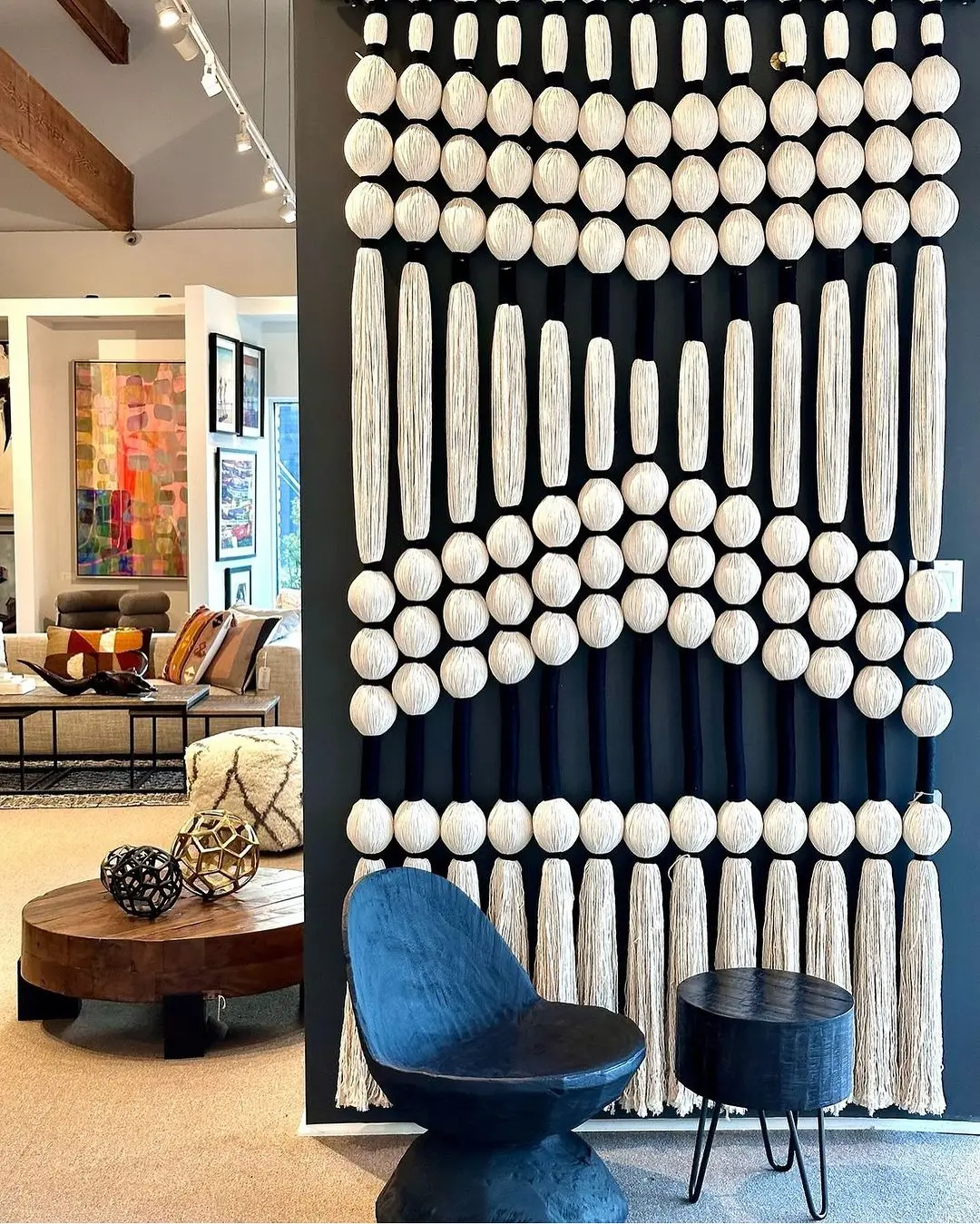 Large restaurant design macrame at Shopping malls/clothing stores/restaurants/beaches