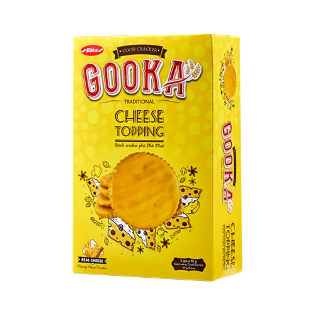 HOT SELLING Gooka Cheese Topping Cracker 288g