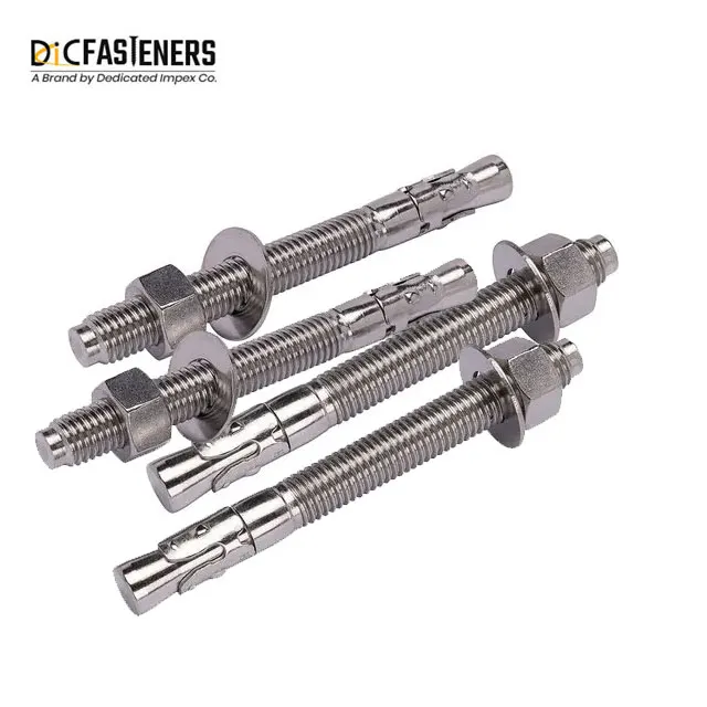 Heavy Duty 304 Stainless Steel M8*120 Anchor Bolt Premium Anchors