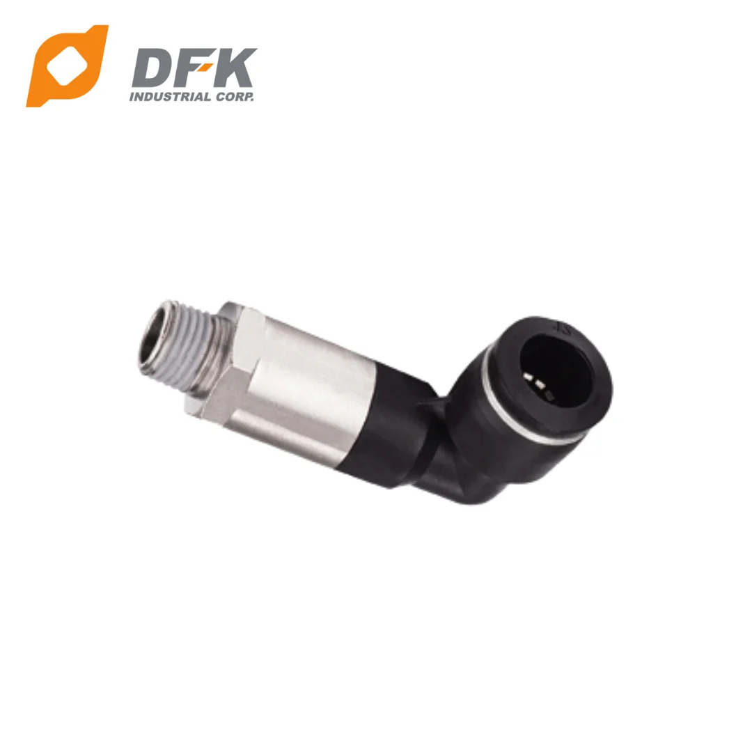 DFK Pneumatic Accessories EPLL Dia 10 Long Elbow Air Hose Push In Quick Fitting