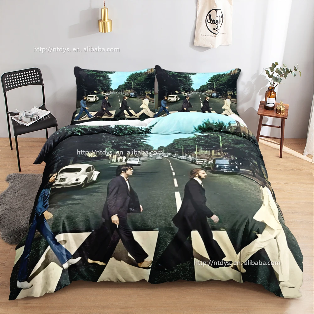 Michael Jackson 3D famous music figure design printed duvet cover brand King Bedding Set