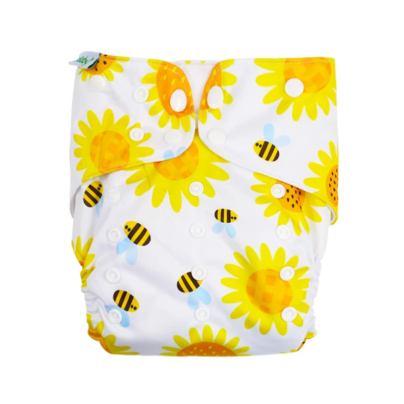 Free Samples All In One AWJ Babies Cloth Nappies Washable Wholesale Reusable AWJ Baby Cloth Diaper
