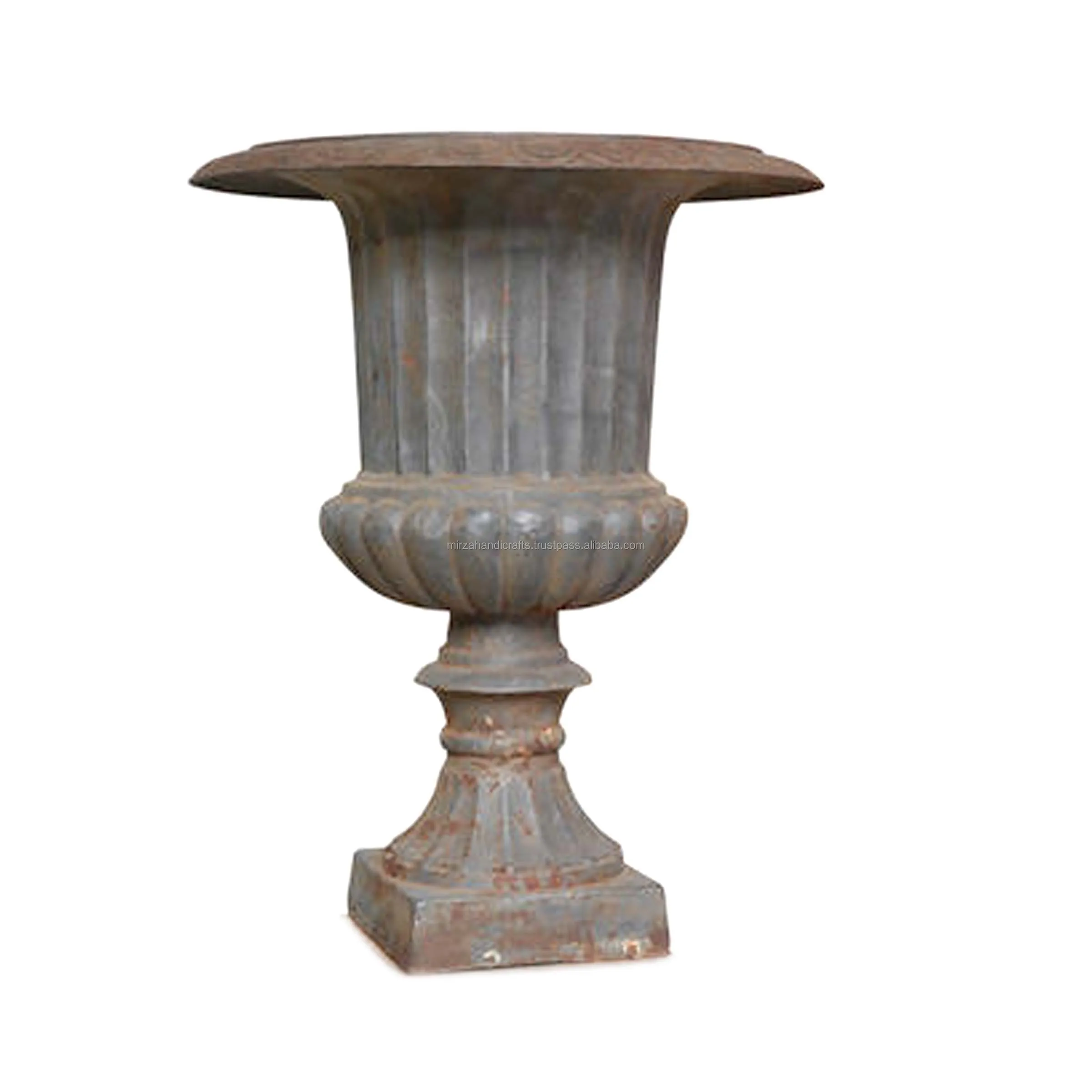 Antique Wrought Iron Urn Planters Large Outdoor Flower Urn Planter Modern Decorative metal planter Garden