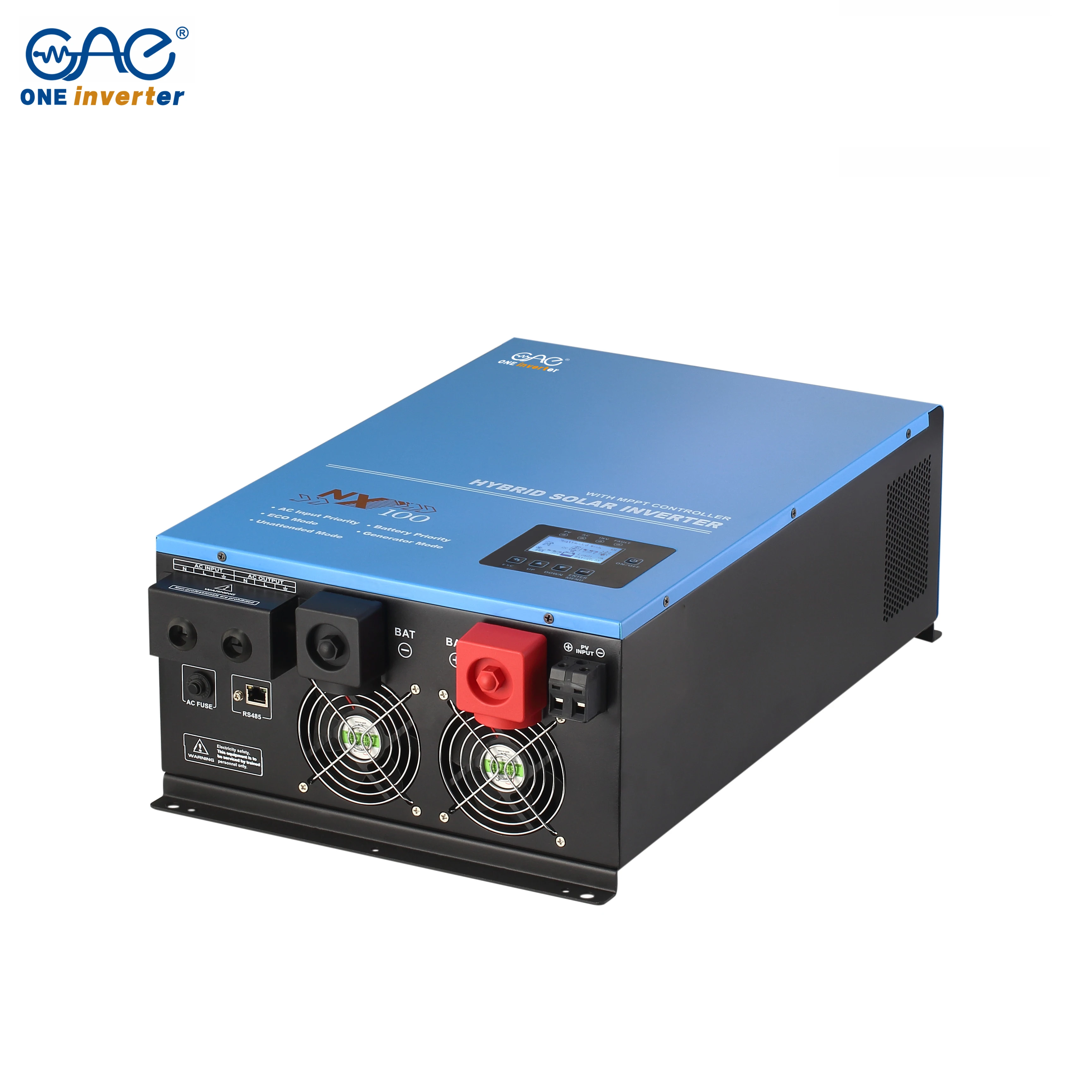 1.5kw 2kw 3kw DC invert AC solar inverter with controller for factory 110v 120v 220v 240v output inverter