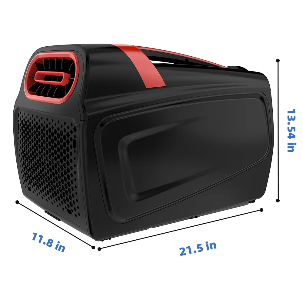 12V/24V-110V/220V New Portable Tent Air Conditioning Double Exhaust Air Conditioner for Camper Outdoor Travel Camping