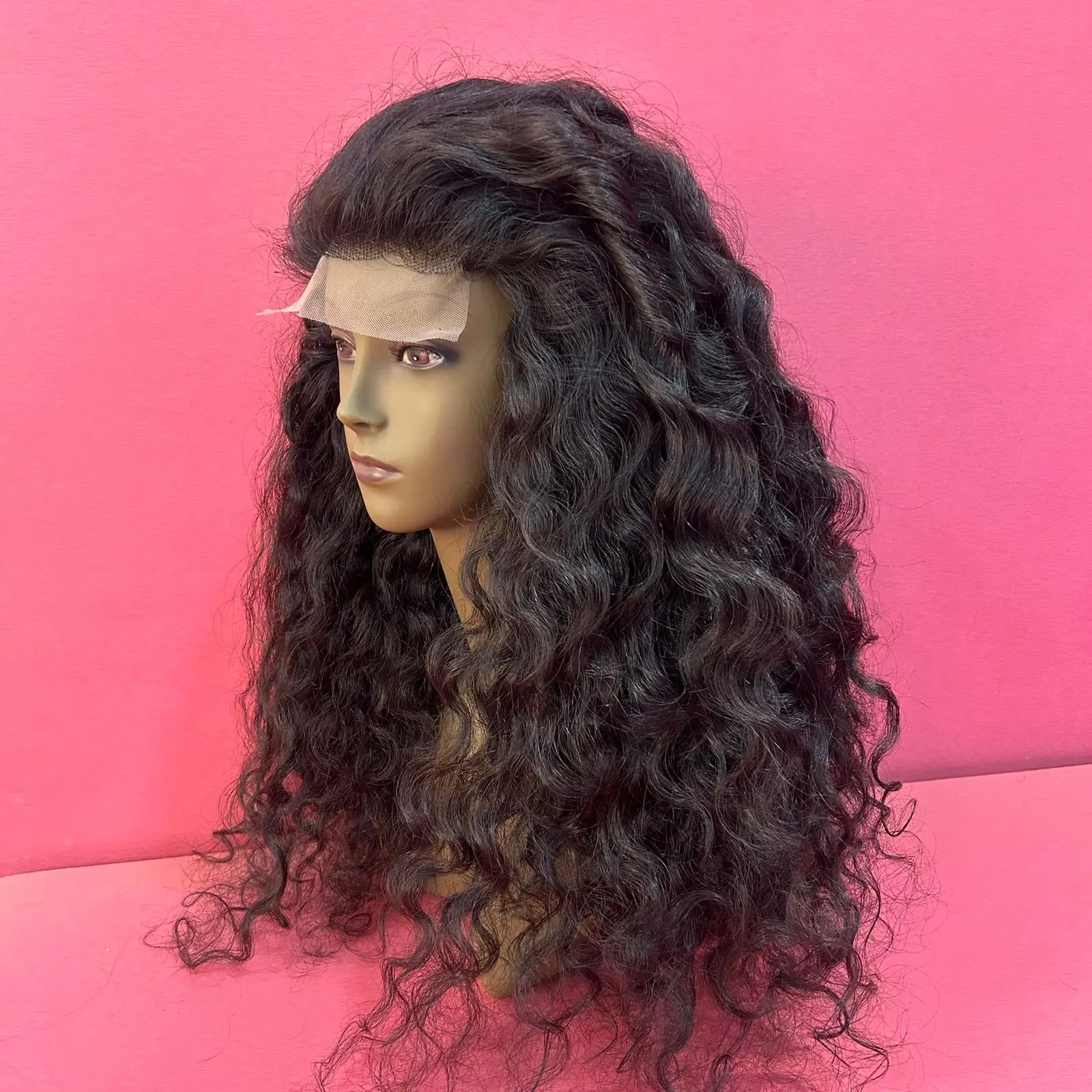 Best quality Single donors cuticle aligned 100% Virgin Human Hair glueless Swiss Lace Wig