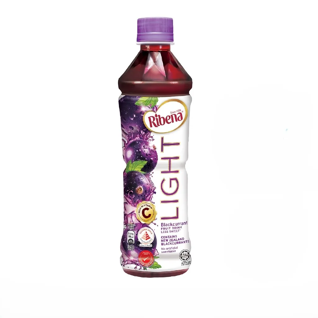 [Hot Deal] Flavorful Blackcurrant Juice with Innovative Taste Ribena RTD Pet Bottle Light 24 x 450ml