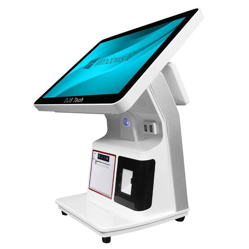 15.6inch i3 i5 i7 CPU Touch POS Machine RAM 8GB SSD 256GB Win10 58 mm Printer All in One POS