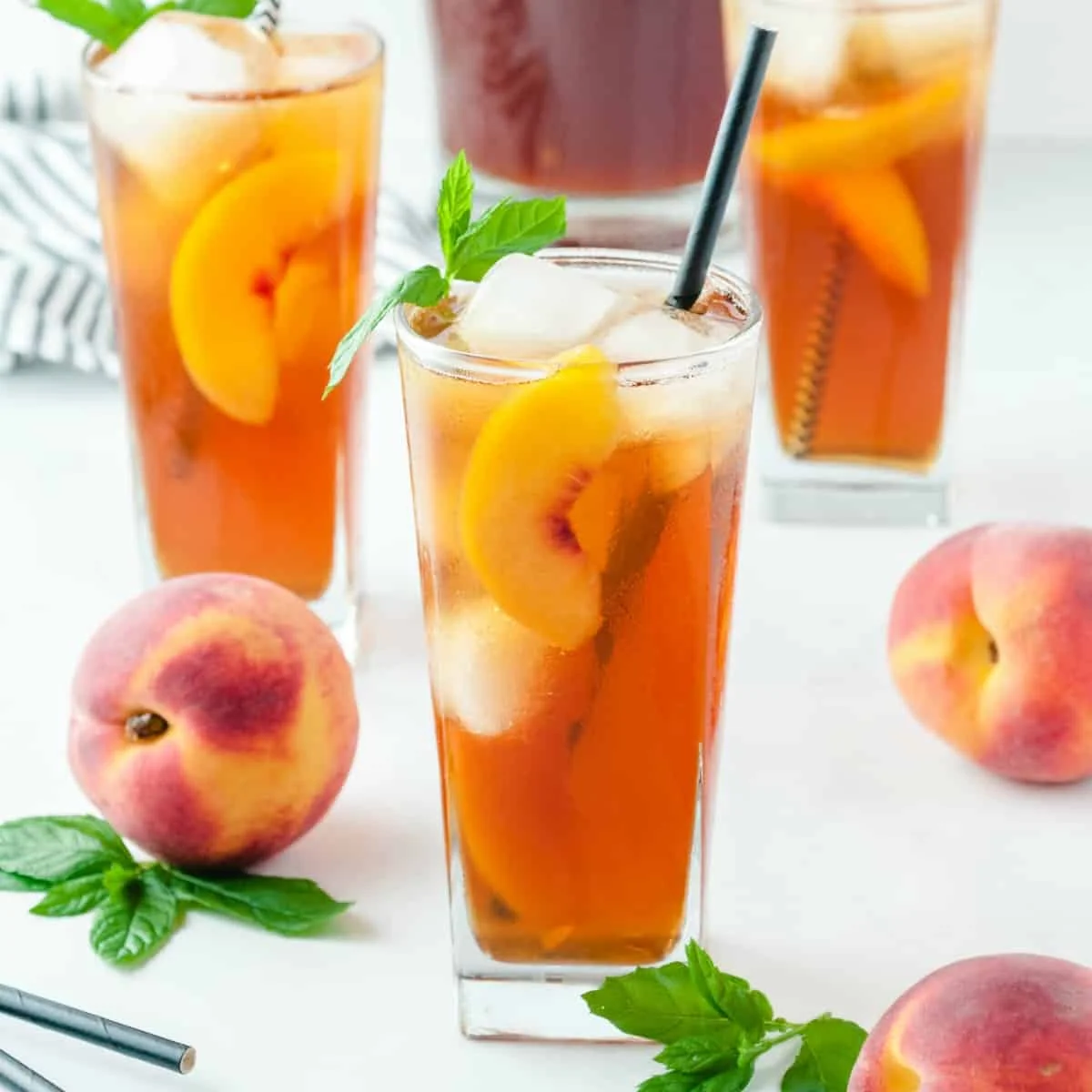 1kg Pack Wholesale Halal Instant Hot Selling High Quality Iced Fruit Peach Tea Premix For Horeca and Cafe Use