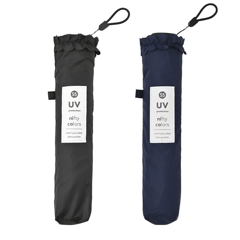 compact umbrella smart light frill carbon mini 55