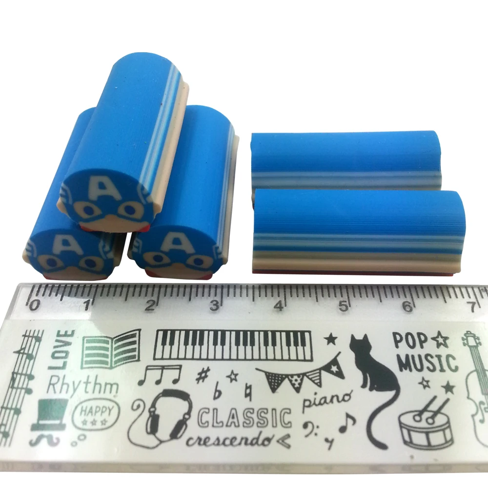 Marvel Movie Cartoon Character Customized 2D Funny Cute Kawaii Stationery Rubber Eraser Manufacturer
