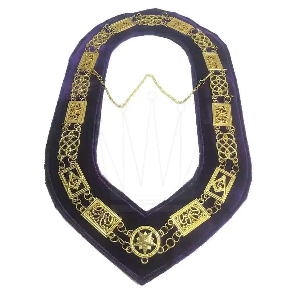 New Design Masonic Collar Chain Customized Masonic Collar Chain Wholesale Price Masonic Collar Chain