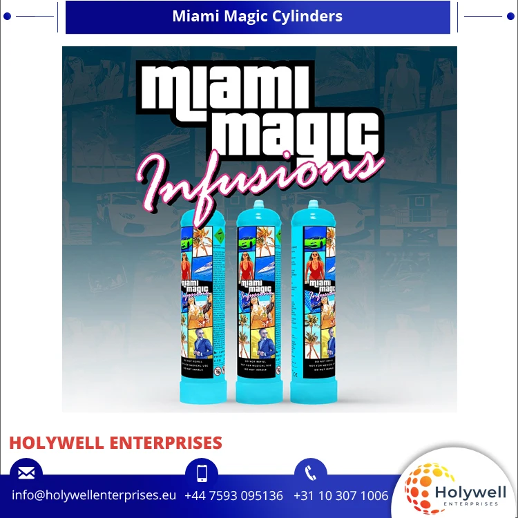 Manufacturing Highest Selling 580g (0.95L) Whipped Cream Charger Cylinder at Factory Price