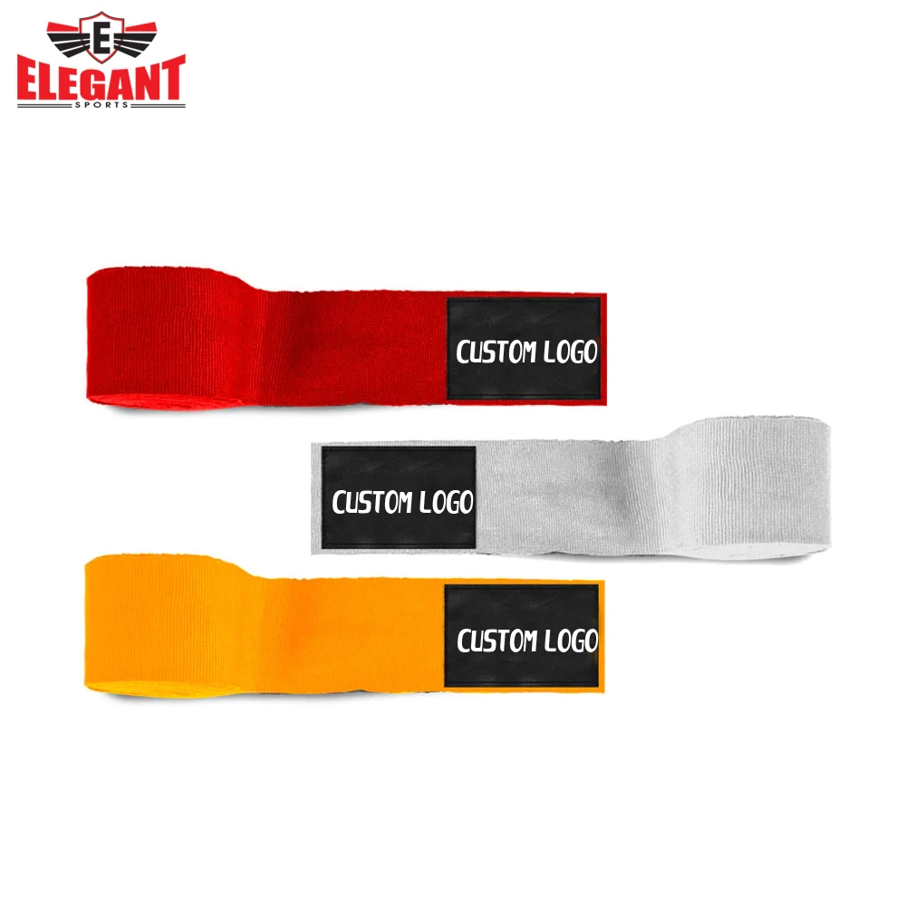 Colorful 5m/3m Boxing Hand Wraps Your Own Logo Muay Thai MMA Boxing Training Hand Wraps By Elegant Sports