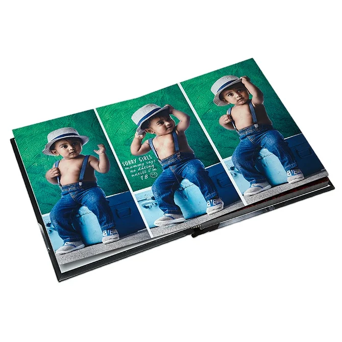 Custom Landscape Kids Photobook Printing Hardcover Landscape Photography Book Photo Album Printing