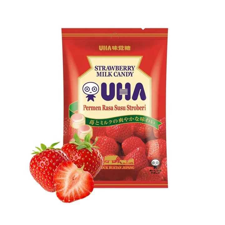 NEW Trending UHA Milk Candy 103gr Strawberry Flavor Milky Sweets Fruity Popular Trending Candy