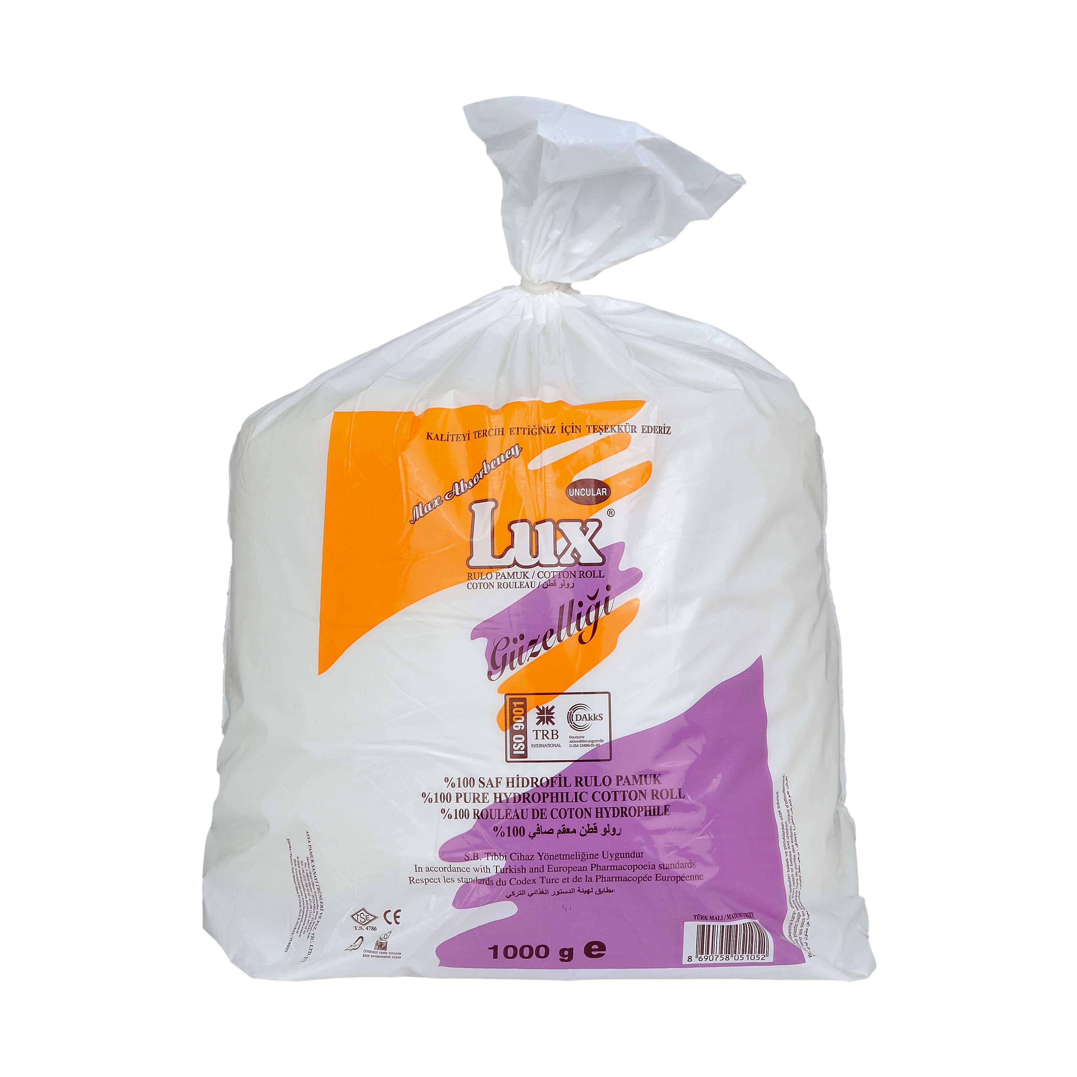 UNCULAR Cotton Wool ROLL  1000gr premium cotton Super Quality personal care beauty products