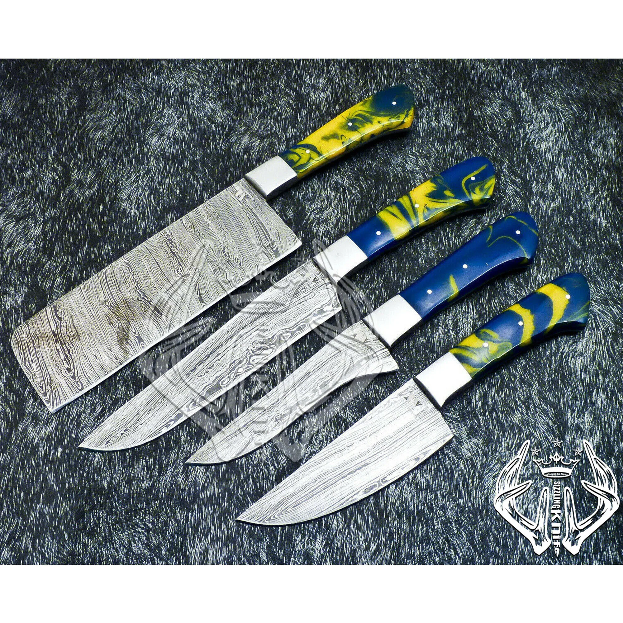 Chefs Knife set Japanese High Quality Damascus Steel Kitchen Sharp Kitchen Knife set
