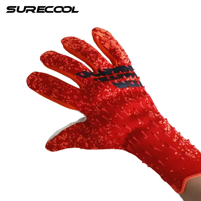New CustomLatex Goalkeeper Gloves Palm Goalkeeper Gloves Latex Soccer Goalkeeper Gloves 2023 Soccermax