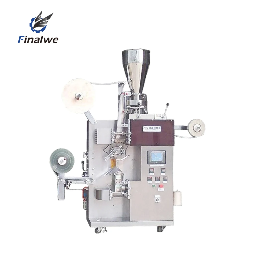 Automatic Triangle Pyramids Silk Tea Bag Packing Machine for Making Inner and Outer Tea Bag