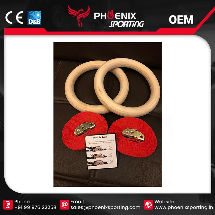 Wood Gymnastic Ring Good Strength Training Gym Rings Buy At Best Price