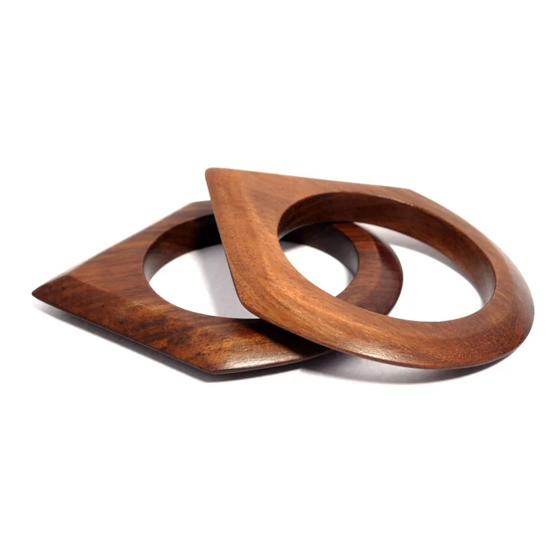 High quality acacia wooden handmade bangle