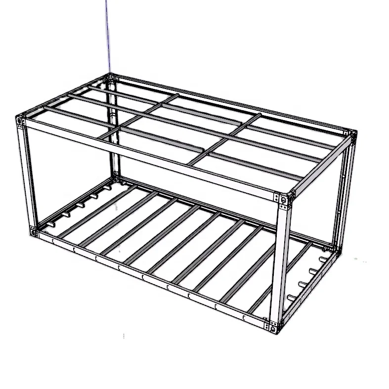 Zhongnan Low Cost 20ft Assembled Container House Frame Main Frame for Wholesale