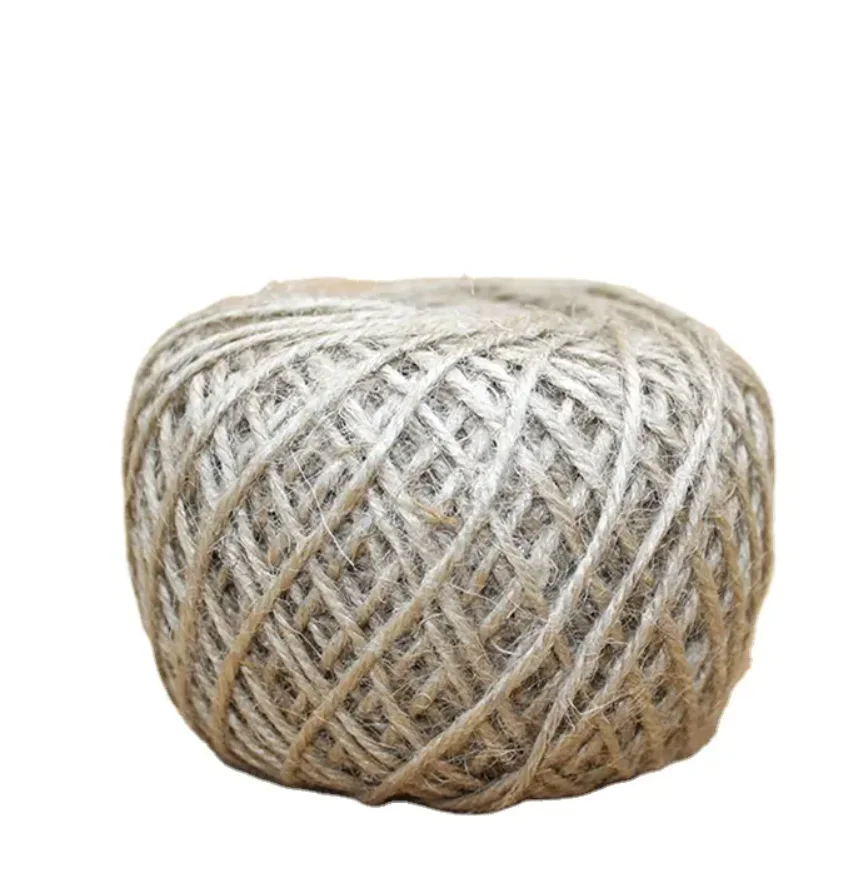 Factory 100% hemp sisal yarn jute product with colored jute yarn price colored sisal rope Low Price