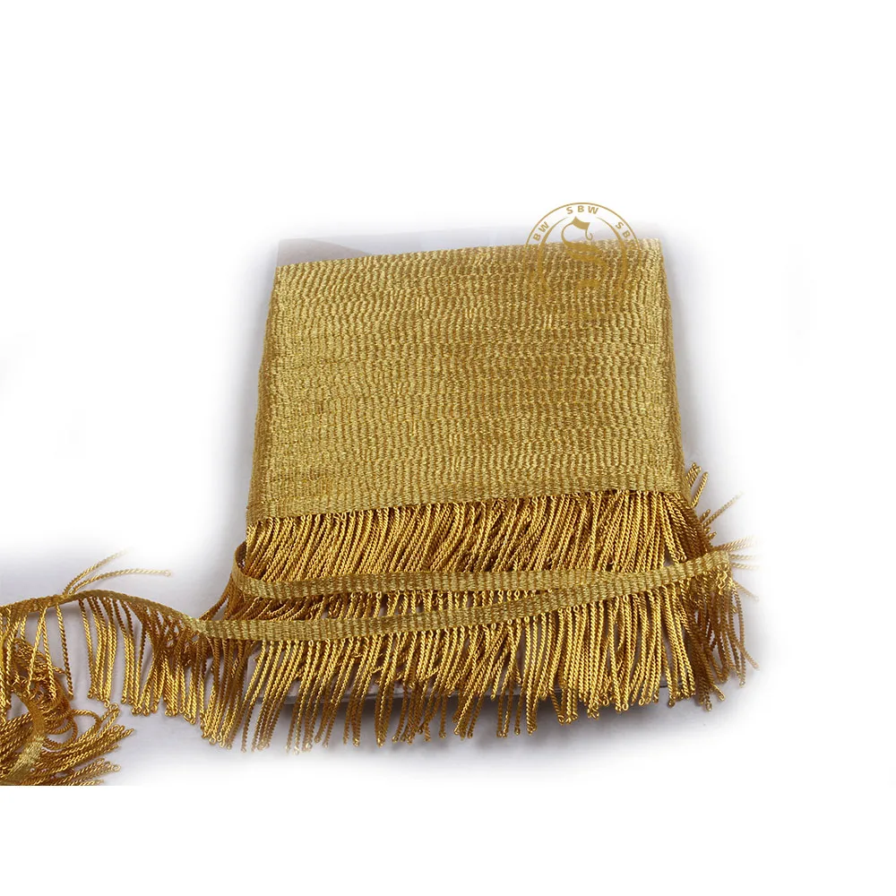 OEM 2 Gold Bullion Fringe for Cope Pluviale Chasuble Canopies and Liturgical Vestments Flags Epaulettes Decorations
