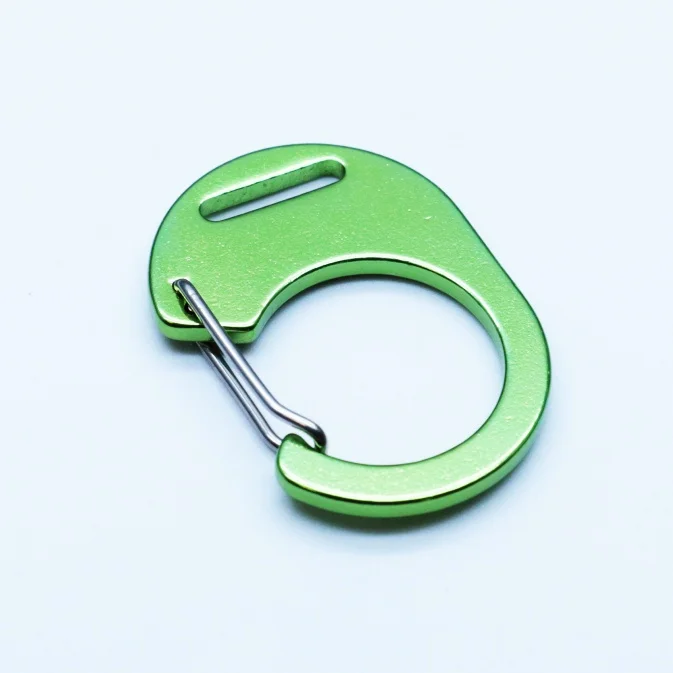 G Shape Small Aluminium Carabiner Clip for promotional events and gifting ideas and wholesale